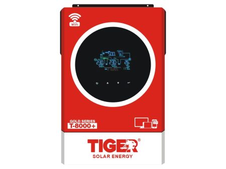 TIGER GOLD SERIES T-8000+6KW Built in Wifi & Dual Output - RGB Lights- Touch Display Online Sale