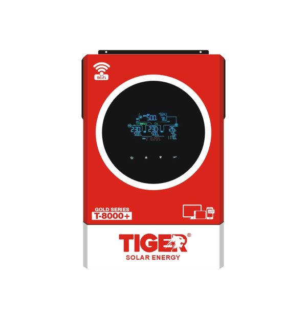 TIGER GOLD SERIES T-8000+6KW Built in Wifi & Dual Output - RGB Lights- Touch Display Online Sale