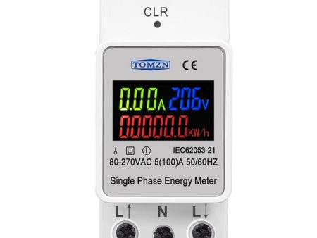 Tomzn TOVAE2-100 3in1 100A AC Din Rail Energy Meter For Sale