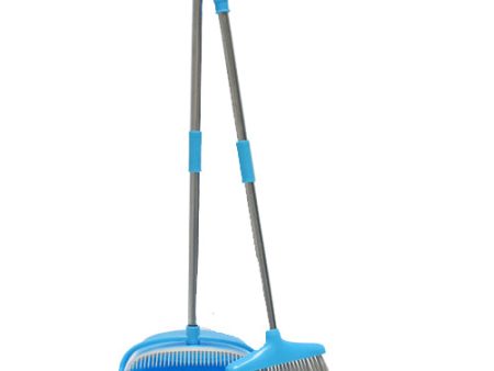 Long Handled Dustpan and Brush Set with Stiff Bristle Broom Online Hot Sale