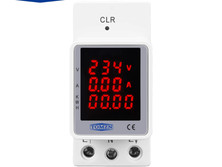 Tomzn 3in1 DIN RAIL AC MONITOR 220V 100A VOLTAGE CURRENT KWH ELECTRIC ENERGY METER Online now