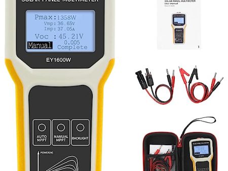 ELEJOY EY1600W LCD MPPT solar panel multimeter smart current tester voltage tester digital power PV meter 1600w Hot on Sale