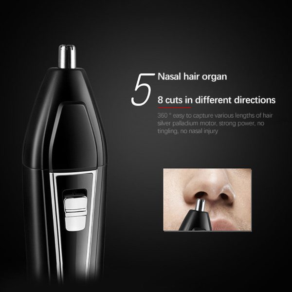 Kemei KM-6558 Premium Quality 3in1 Rechargeable Professional Hair Trimmer Super Grooming Kit Shaver Clipper Nose Trimmer on Sale