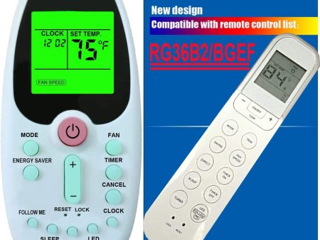 Replacement Remote for Comfortstar - Model: RG3 Sale