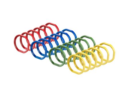 Ultra Handle Color Rings Pack (6x Red, 6x Blue, 6x Green, 6x Yellow) For Cheap